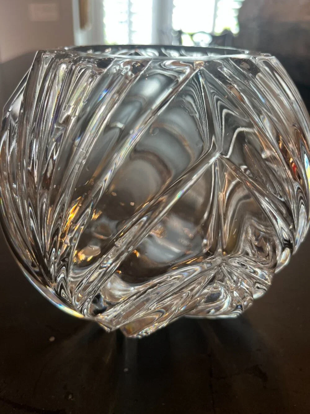 Beautiful Modern Lead Crystal Bowl Vase